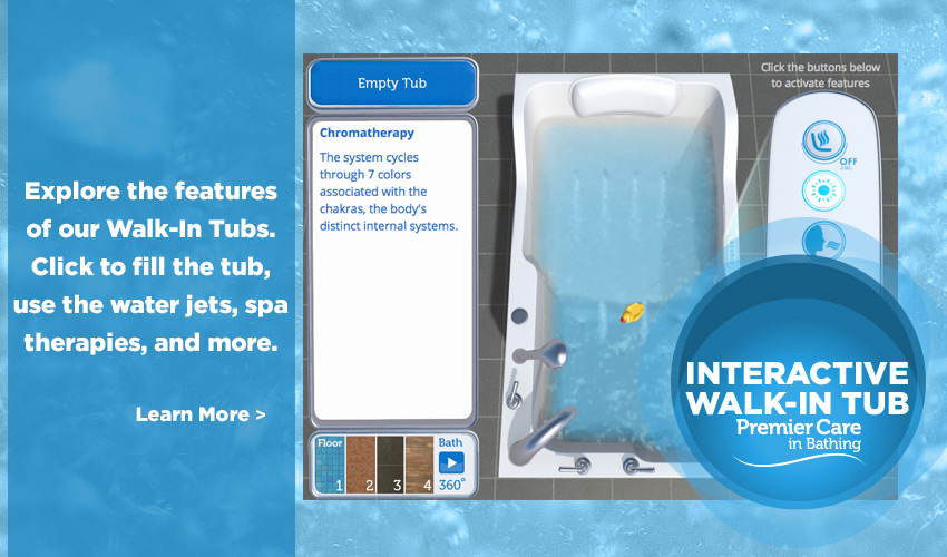 Interactive Walk-In Bathtub