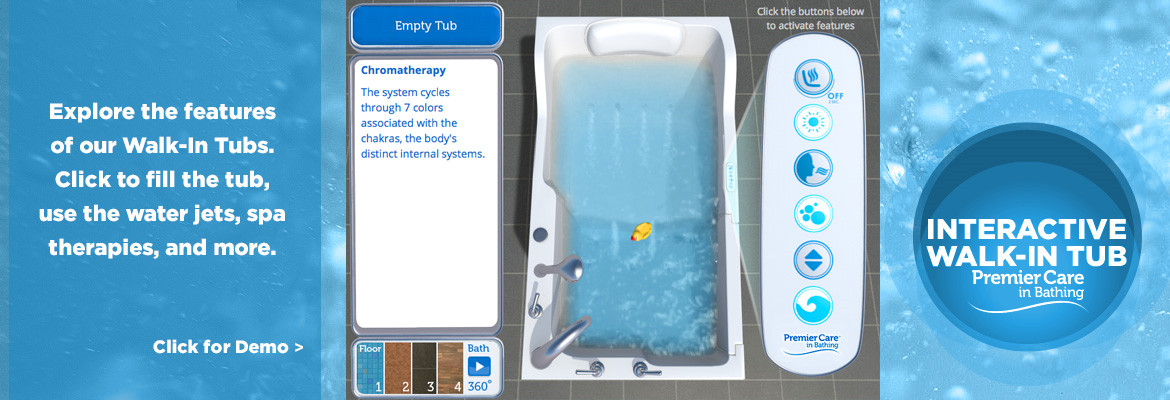 Interactive Walk-In Bathtub