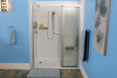 Vitalize Walk in Shower Front View Vitalize walk in Shower